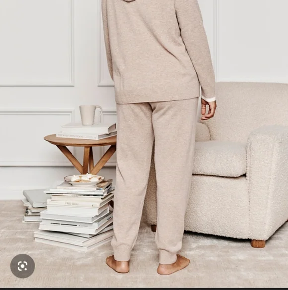 Summersalt The Coziest Cashmere Wool Blend Jogger Pant - Picture 2 of 8